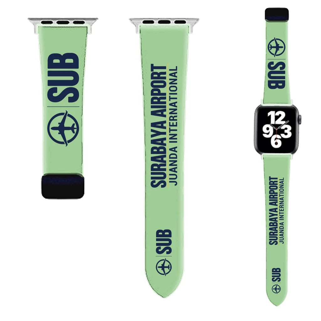 WBV6 | Juanda International Airport Surabaya SUB | Light Green (Magnetic Band)