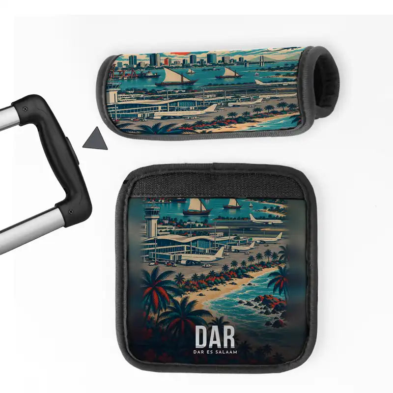 Julius Nyerere International Airport (DAR) Luggage Handle Covers - 3D Full Print