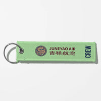Thumbnail for Juneyao Airlines Crew & Staff Tag Key Chains - Light Green - Crew