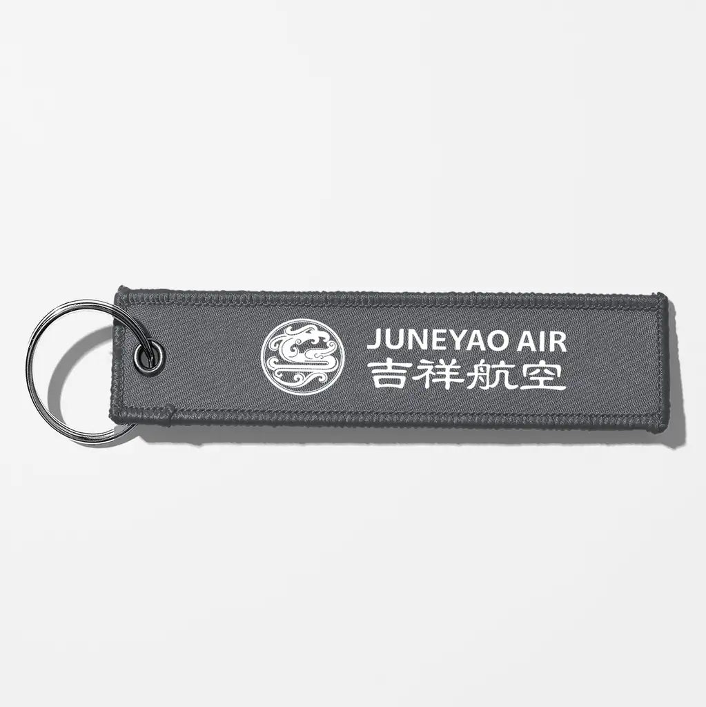 Juneyao Airlines Crew & Staff Tag Key Chains - Gray