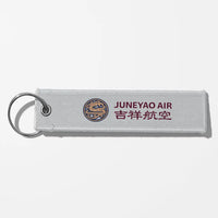 Thumbnail for Juneyao Airlines Crew & Staff Tag Key Chains - Light Gray