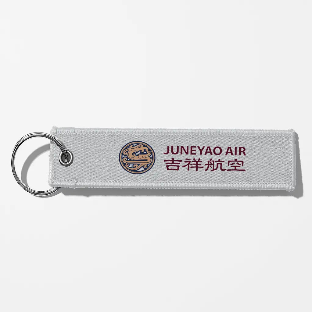 Juneyao Airlines Crew & Staff Tag Key Chains - Light Gray