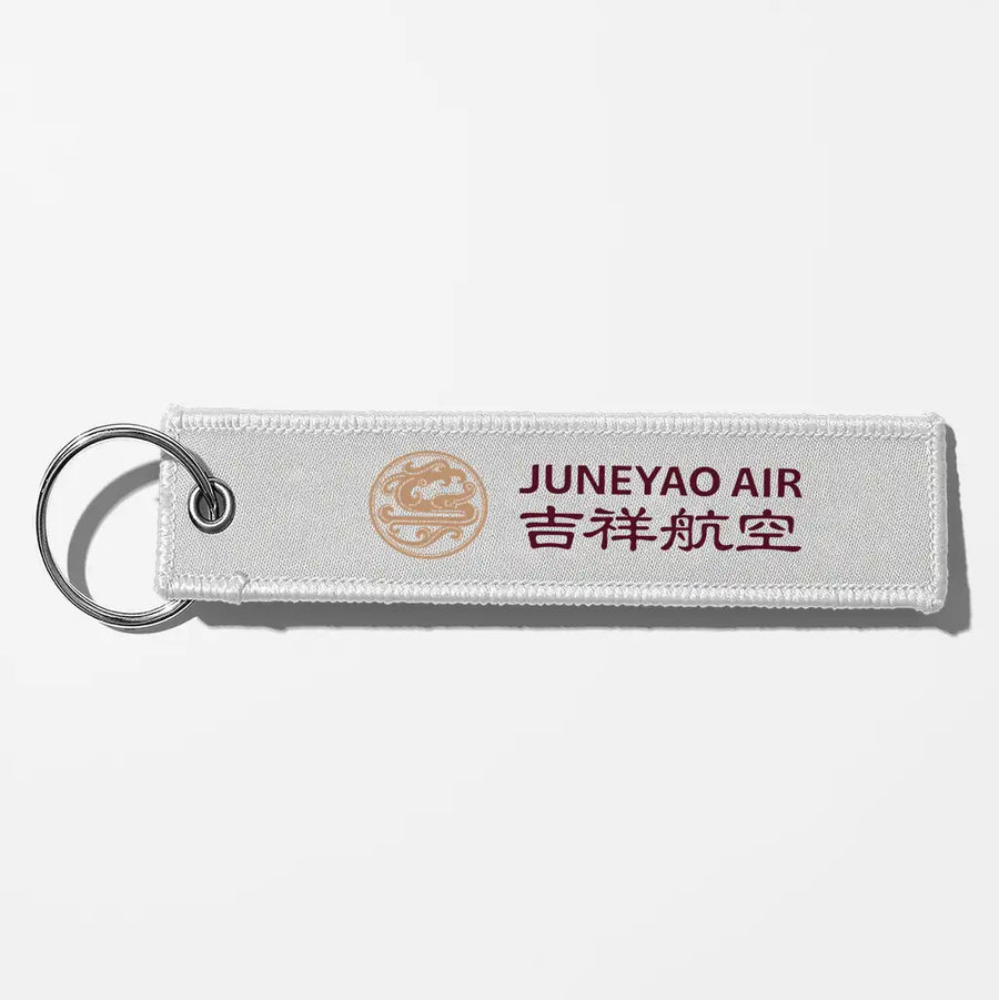 Juneyao Airlines Crew & Staff Tag Key Chains - White