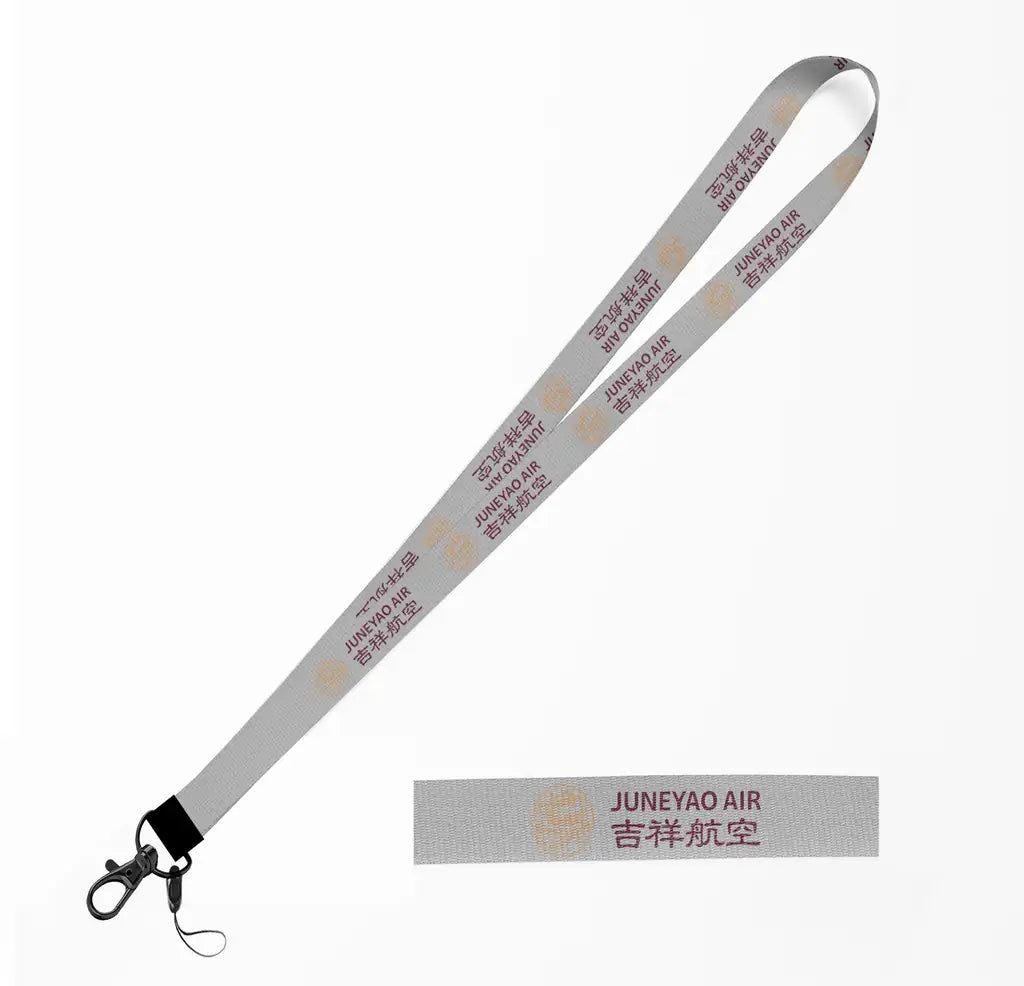 Juneyao Airlines lanyard - light gray