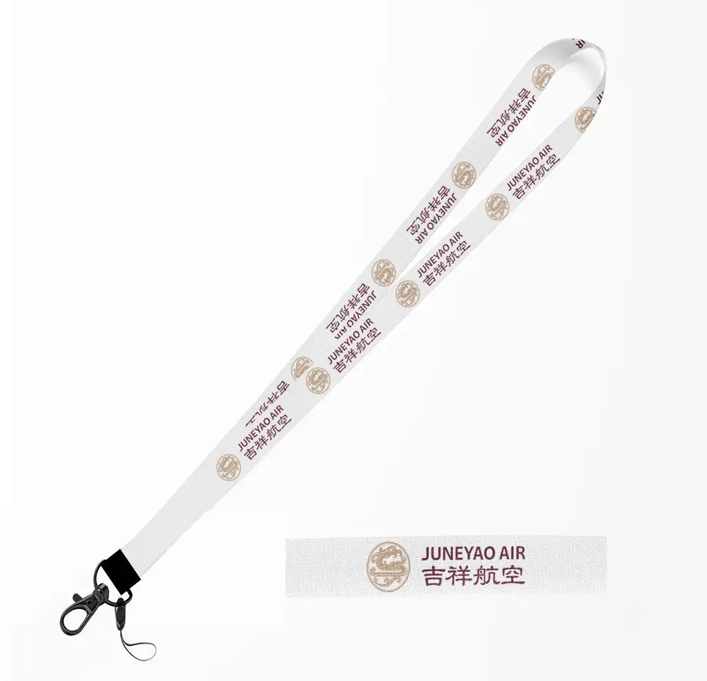 Juneyao Airlines lanyard - white