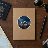Thumbnail for Junkers Ju 52-3m - 3D + Name - Circle Sticker - Notebook