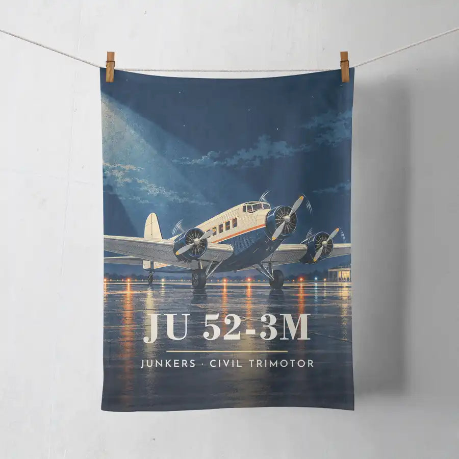 Junkers Ju 52-3m - 3D - Towel - Full Print