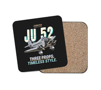 Thumbnail for Junkers Ju 52-3m - Cartoon - Coaster - Black