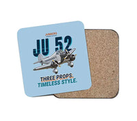 Thumbnail for Junkers Ju 52-3m - Cartoon - Coaster - Light Blue