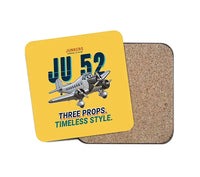 Thumbnail for Junkers Ju 52-3m - Cartoon - Coaster - Yellow