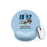 Thumbnail for Junkers Ju 52-3m - Cartoon - Ergonomic Mouse Pad - Light Blue