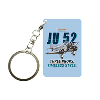 Thumbnail for Junkers Ju 52-3m - Cartoon - Key Chain - Light Blue