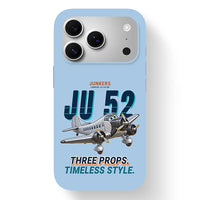 Thumbnail for Junkers Ju 52-3m - Cartoon - MagSafe iPhone 17 Pro - Light Blue
