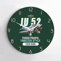 Thumbnail for Junkers Ju 52-3m - Cartoon + Name - No Frame - Dark Green