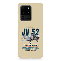 Thumbnail for Junkers Ju 52-3m - Cartoon + Name - Samsung Case - Beige
