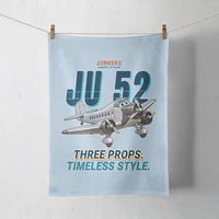 Thumbnail for Junkers Ju 52-3m - Cartoon - Towel - Light Blue