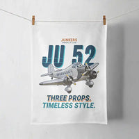 Thumbnail for Junkers Ju 52-3m - Cartoon - Towel - White
