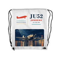 Thumbnail for Junkers Ju 52-3m - Drawstring Bag - Classic - White