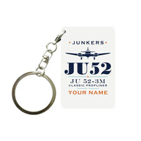 Thumbnail for Junkers Ju 52-3m - Heritage + Name - Key Chain - White