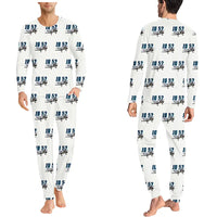 Thumbnail for Junkers Ju 52-3m - Men Pajamas - Cartoon Pattern - White