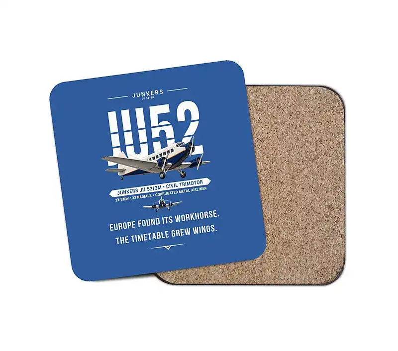 Junkers Ju 52-3m - Original - Coaster - Blue