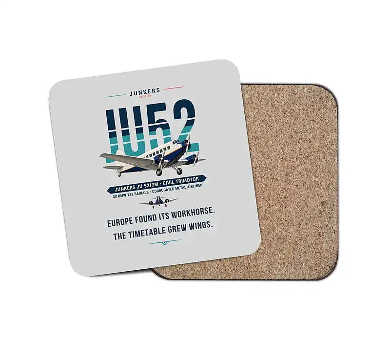 Junkers Ju 52-3m - Original - Coaster - Light Gray