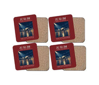 Thumbnail for Junkers Ju 52-3m - Poster - Coaster Set - Dark Red
