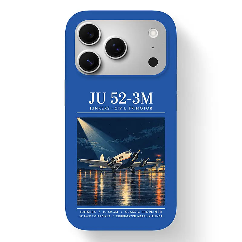 Junkers Ju 52-3m - Poster - MagSafe iPhone 17 Pro - Blue