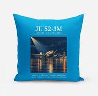 Thumbnail for Junkers Ju 52-3m - Poster - Pillow - Turquoise