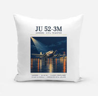 Thumbnail for Junkers Ju 52-3m - Poster - Pillow - White