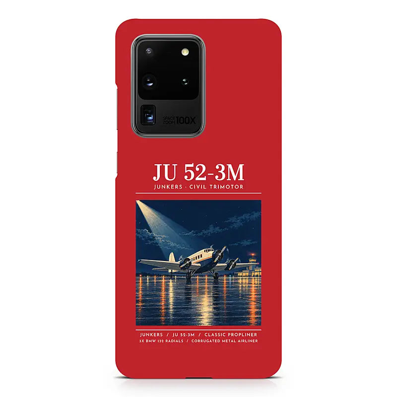 Junkers Ju 52-3m - Poster - Samsung Case - Red