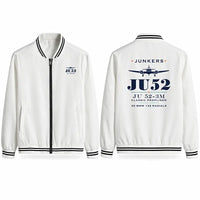 Thumbnail for Junkers Ju 52-3m Stylish Jackets - Baseball Collar - Heritage - White