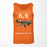 Thumbnail for Junkers Ju 87D-3 design on orange tank top