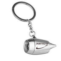 Thumbnail for Just Fly It 2 Designed Airplane Jet Engine Shaped Key Chain