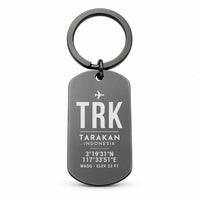 Thumbnail for Juwata International Airport TRK - Key Chain - Original Design - Black