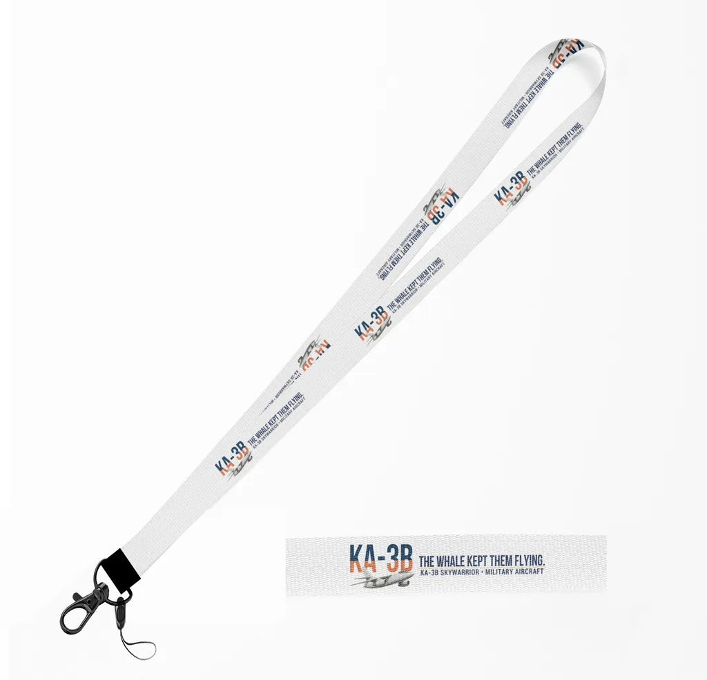 KA-3B Skywarrior lanyard - white