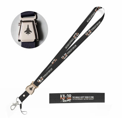 KA-3B Skywarrior seat belt lanyard - black