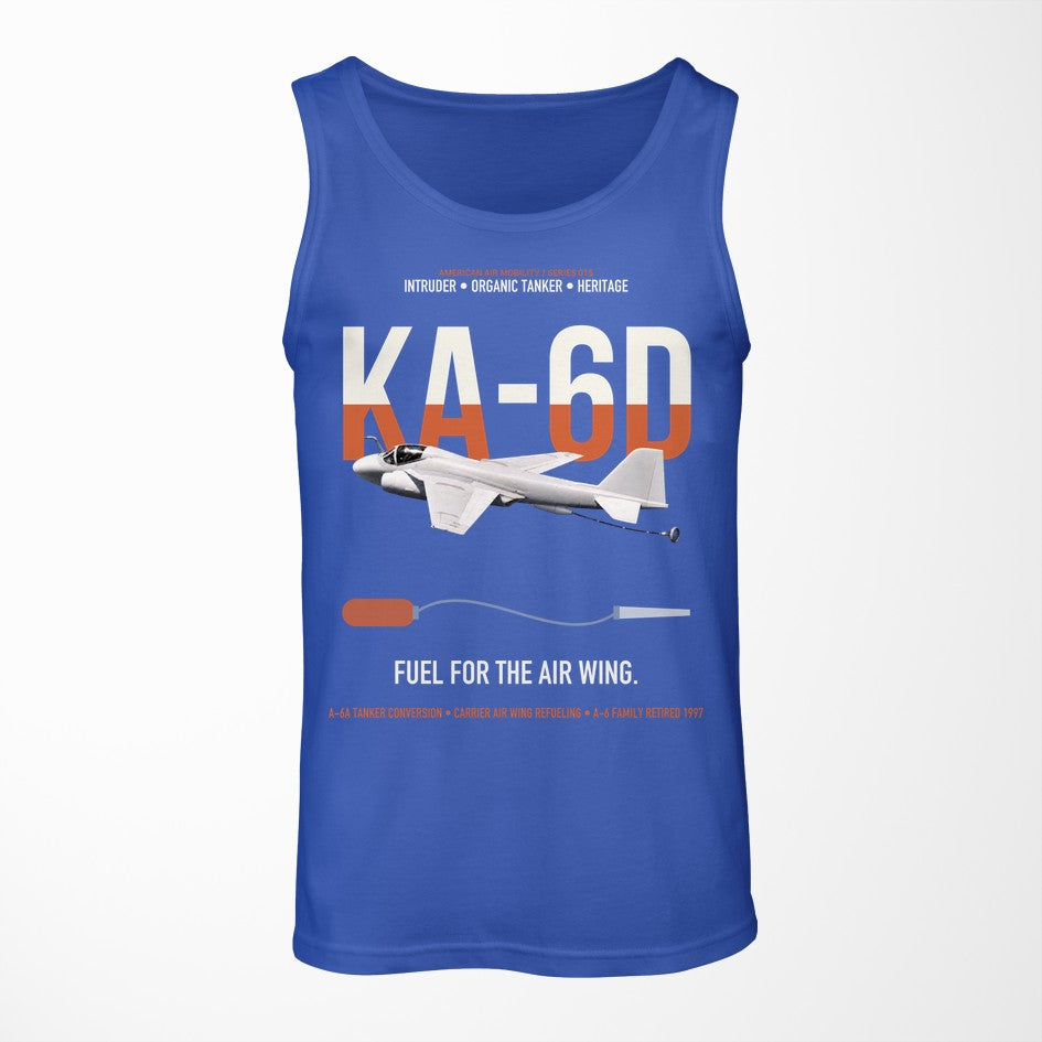 KA-6D Intruder design on blue tank top