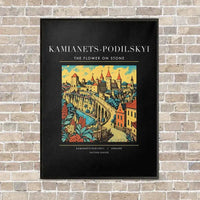 Thumbnail for KAMIANETS-PODILSKYI - Poster - Canvas Framed - Black