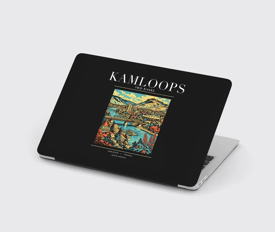 KAMLOOPS - Poster - MacBook Case - Black