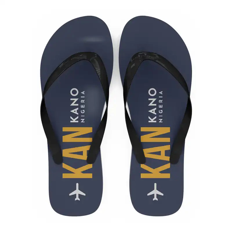 Mallam Aminu Kano International Airport (KAN) Slippers & Flip Flops - Slippers - Flip Flops - Code - Navy Blue