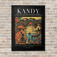 Thumbnail for KANDY - Poster - Canvas Framed - Black