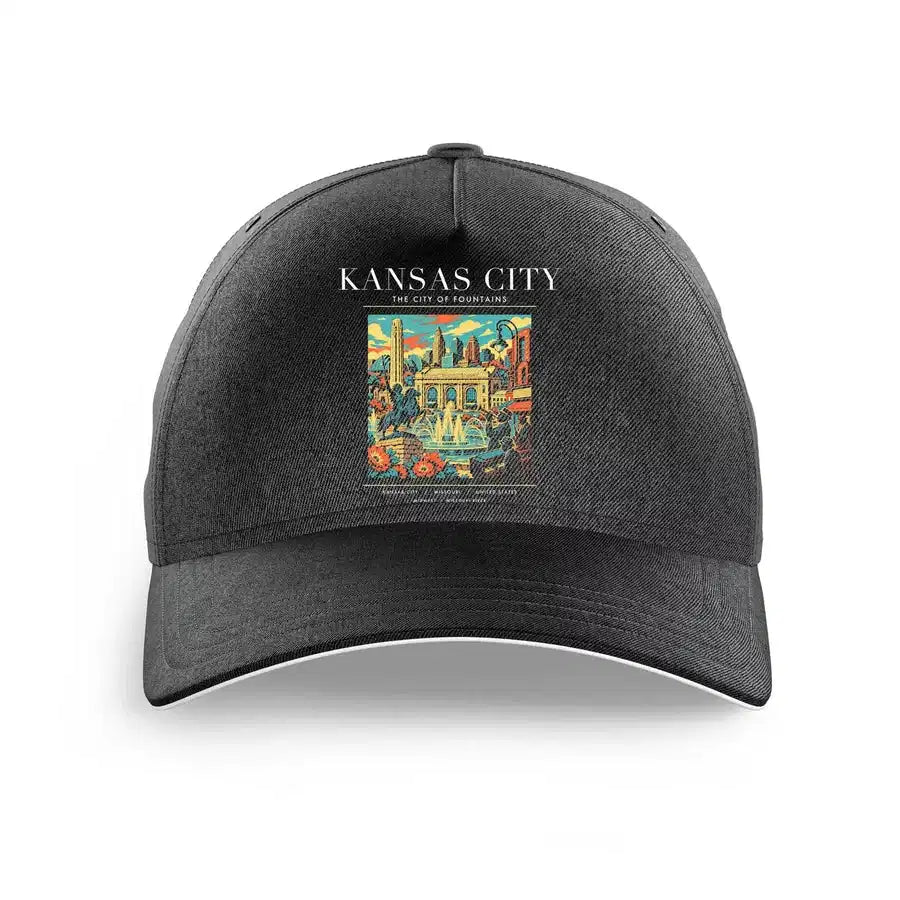 KANSAS CITY - Poster - Hat - Black