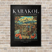 Thumbnail for KARAKOL - Poster - Canvas Framed - Black
