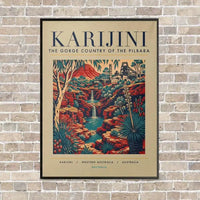 Thumbnail for KARIJINI - Poster - Canvas Framed - Beige
