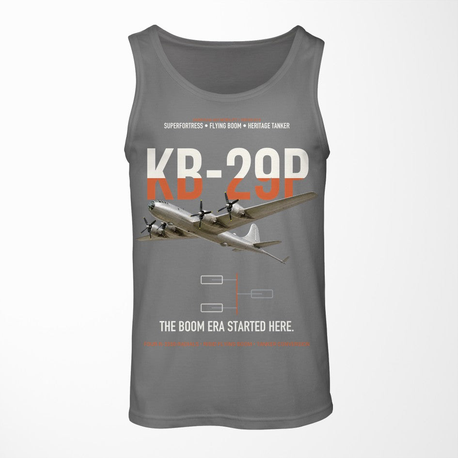 KB-29P SUPERFORTRESS design on gray tank top