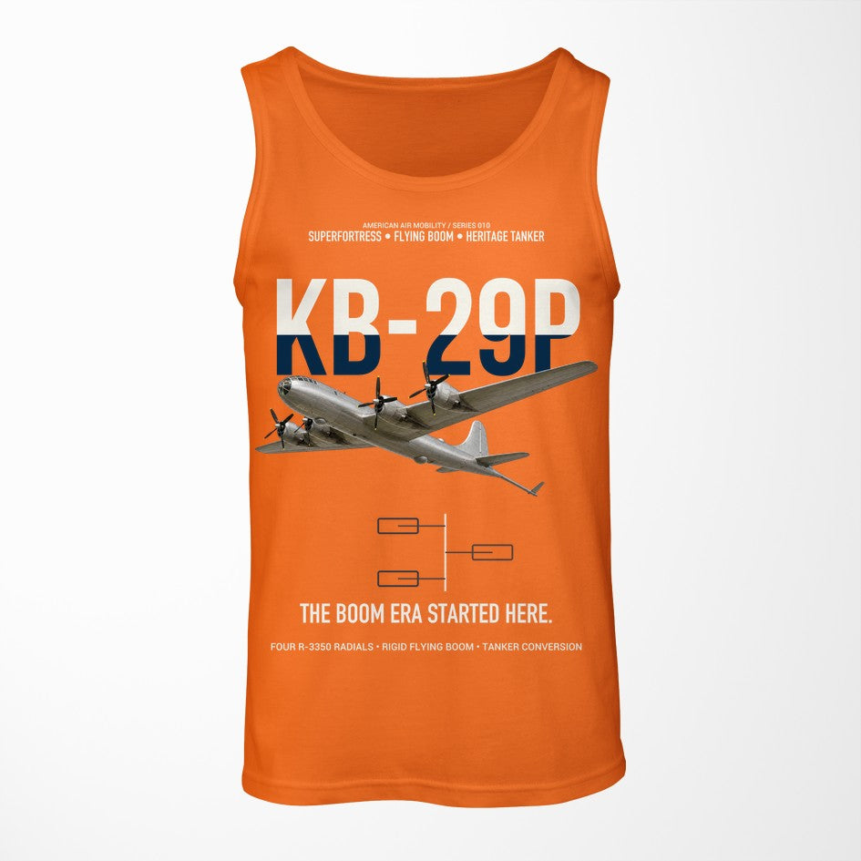 KB-29P SUPERFORTRESS design on orange tank top