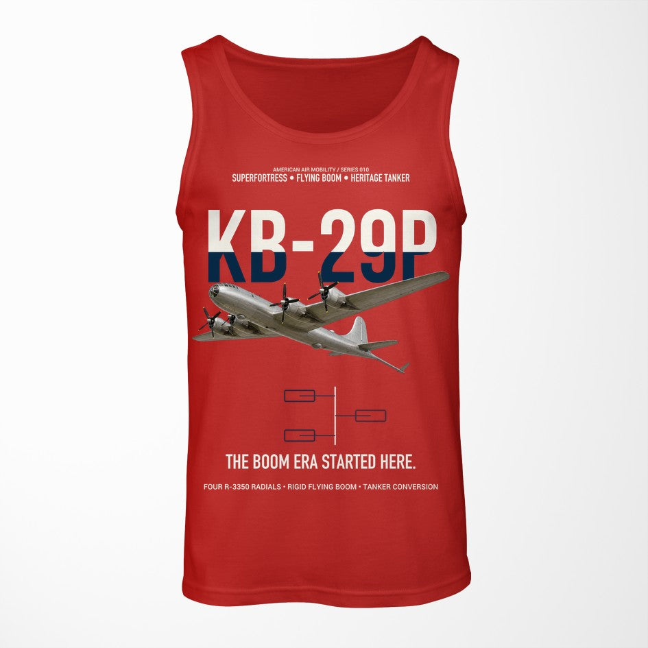 KB-29P SUPERFORTRESS design on red tank top