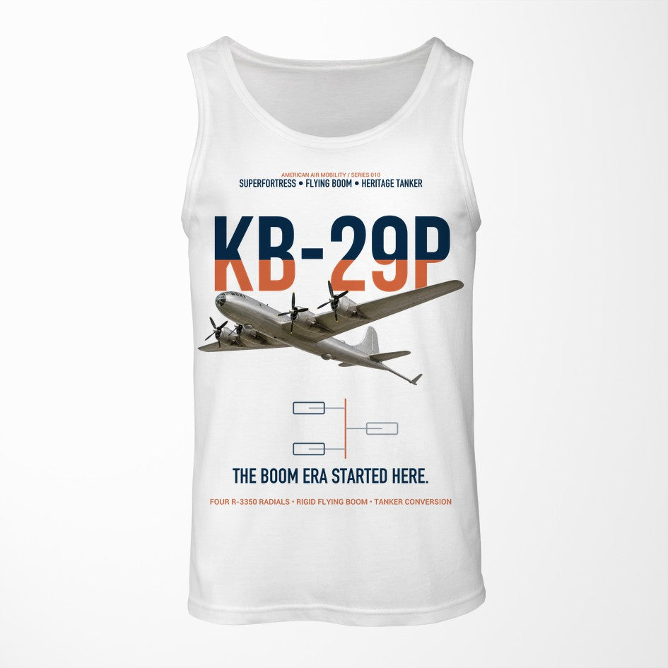 KB-29P SUPERFORTRESS design on white tank top