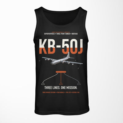 KB-50J Superfortress design on black tank top